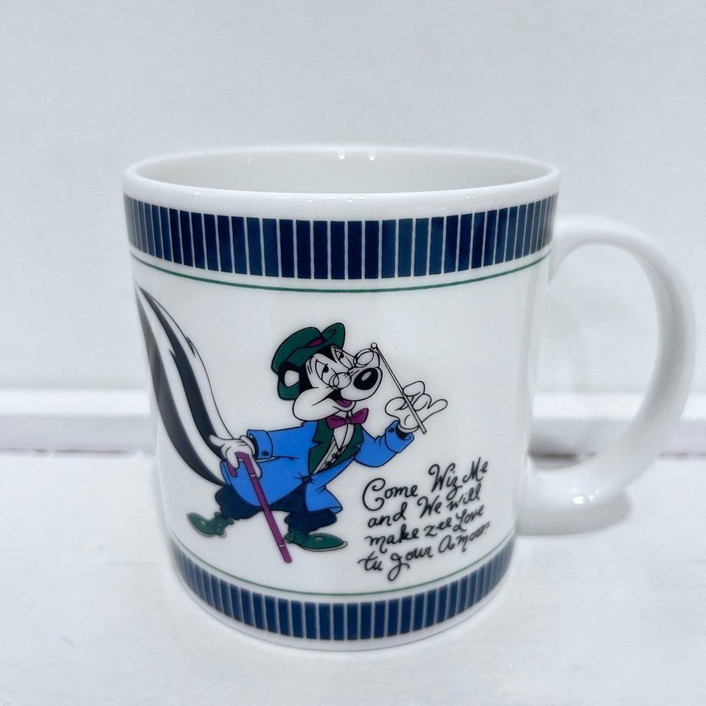 Vintage 1992 Warner Bros Studio Store Pepe Le Pew 16oz Coffee Tea Mug